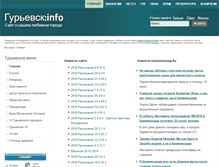 Tablet Screenshot of gurievsk.info